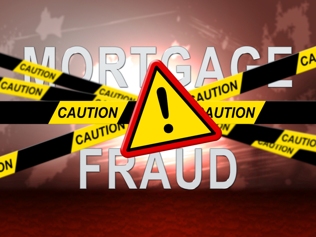 Mortgage Fraud Symbol Represents Property Loan Scam Or Refinance Con - 3d Illustration